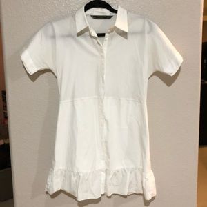 🖤ZARA dress all white Trafaluc collection🖤